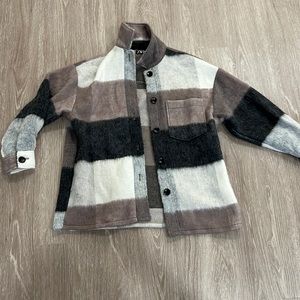 Zara fringe shacket 8291/446 NWT